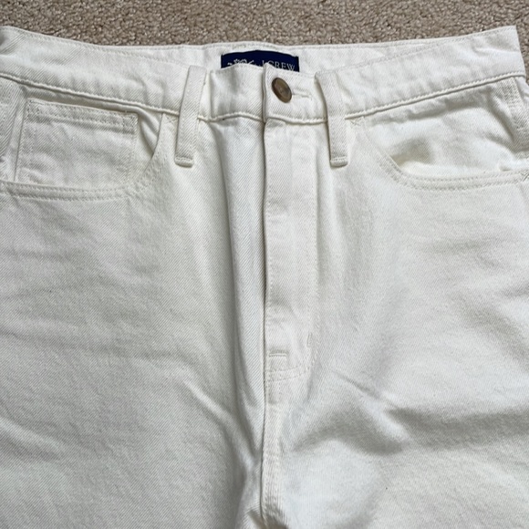 J.Crew straight leg off white jeans - Picture 3 of 6